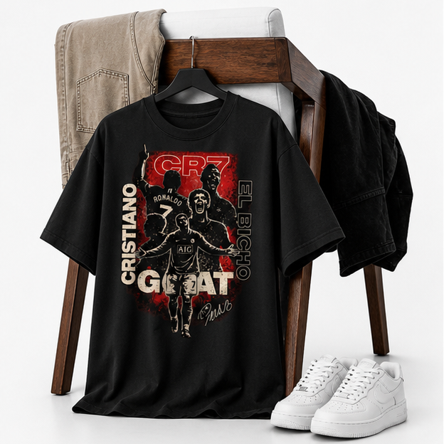 PRIME GOAT No.7 Oversized T-Shirt | Football Streetwear India