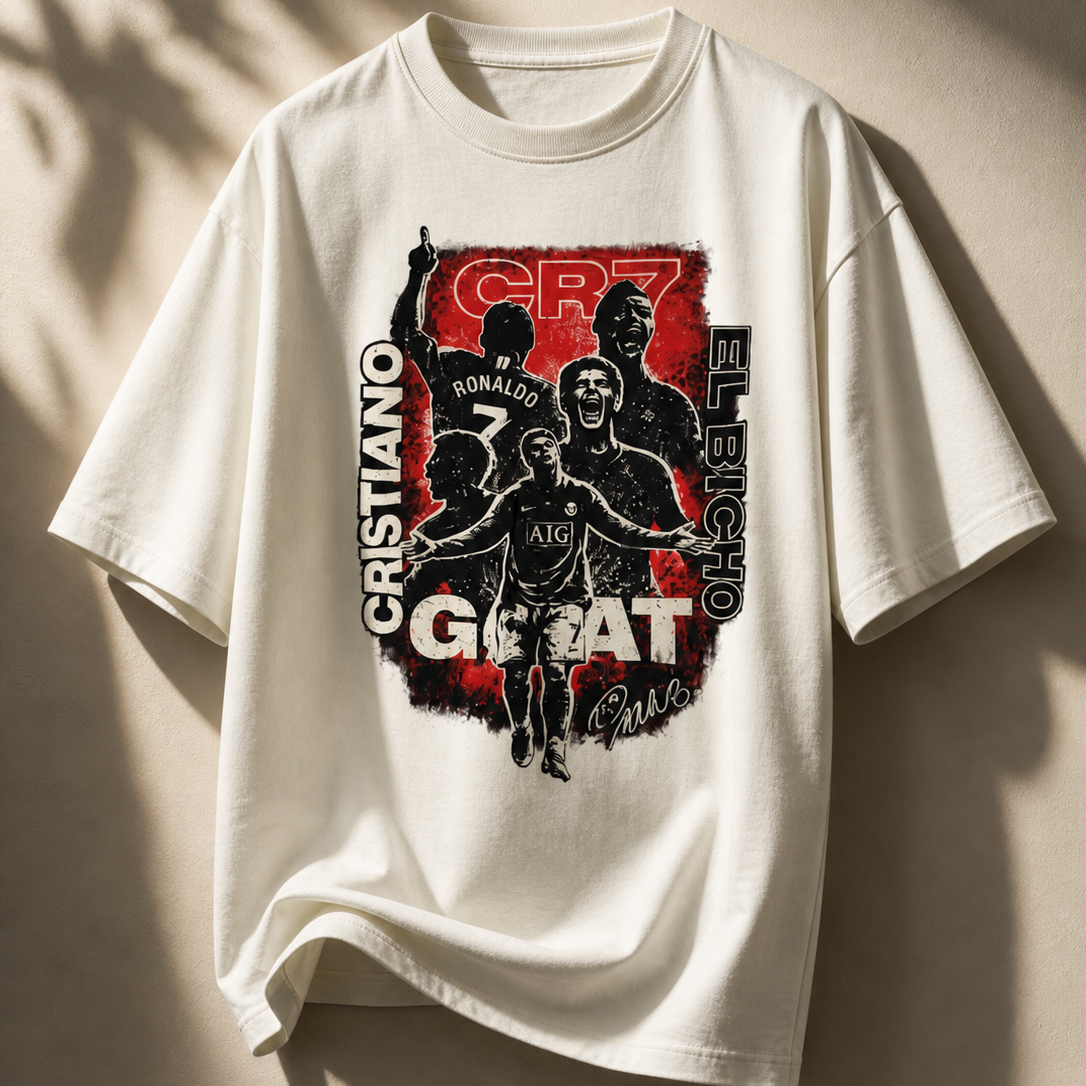 PRIME GOAT No.7 Oversized T-Shirt | Football Streetwear India