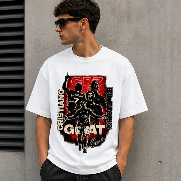 PRIME GOAT No.7 Oversized T-Shirt | Football Streetwear India